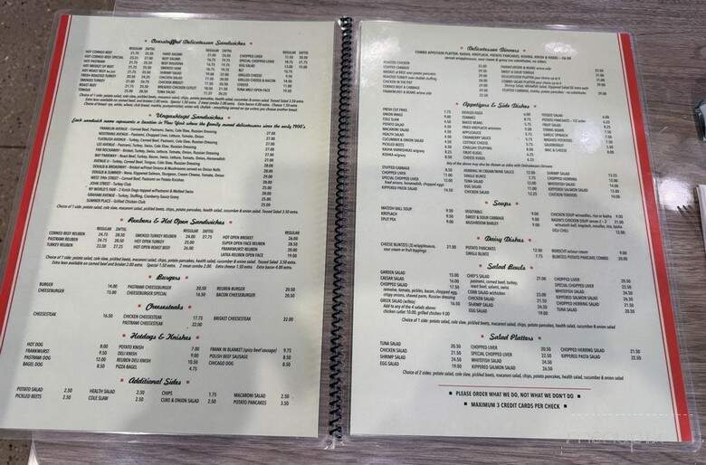 Radin's Delicatessen - Cherry Hill, NJ menu_pic