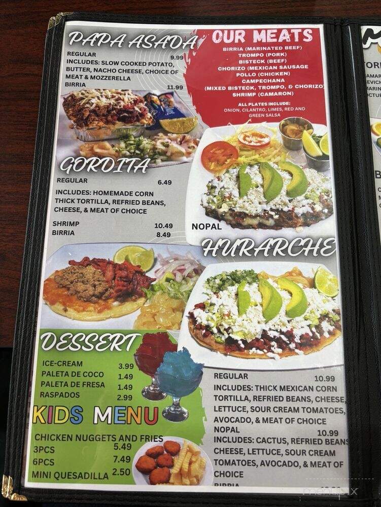 El Norteno Tacos - Houston, TX menu_pic