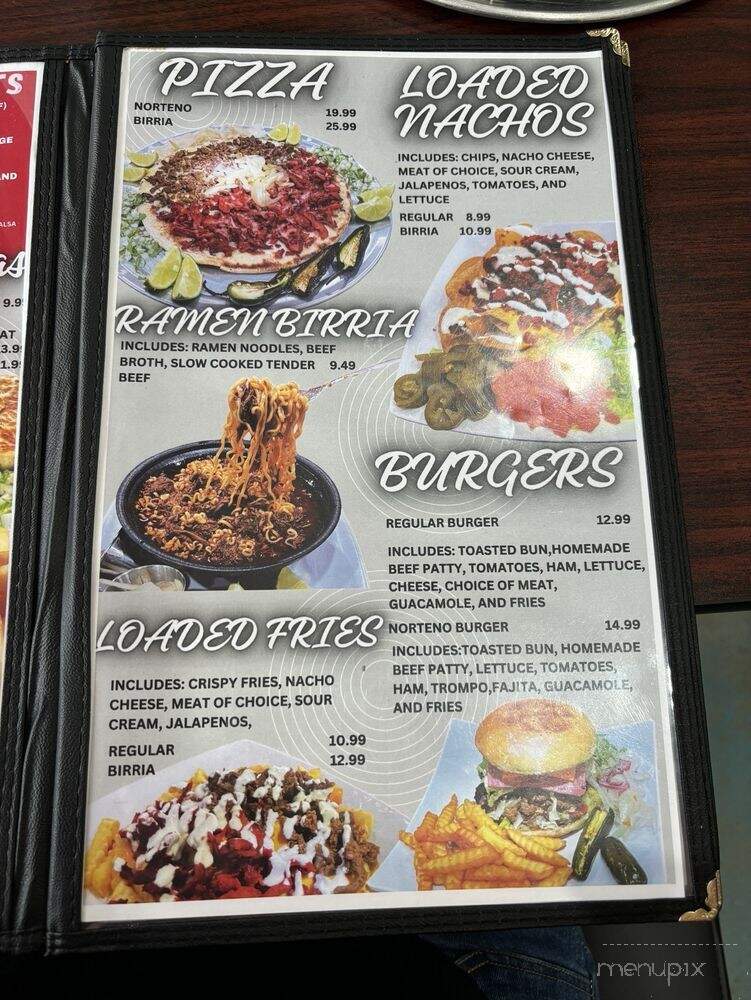 El Norteno Tacos - Houston, TX menu_pic