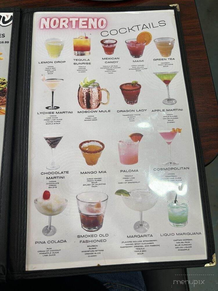 El Norteno Tacos - Houston, TX menu_pic