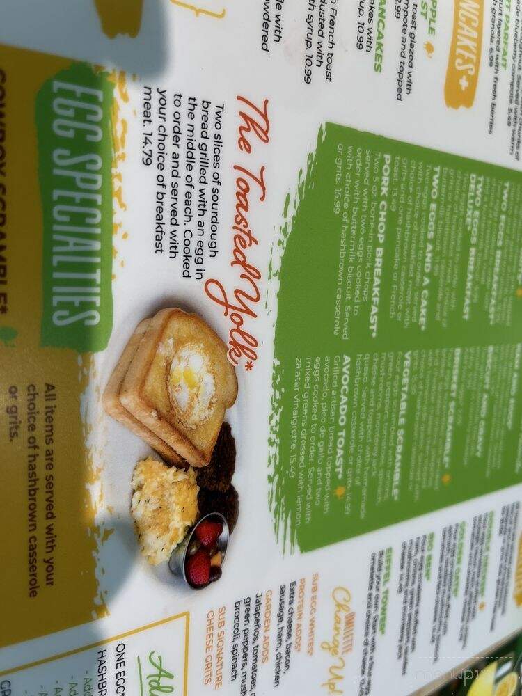 The Toasted Yolk Cafe - Mont Belvieu, TX menu_pic