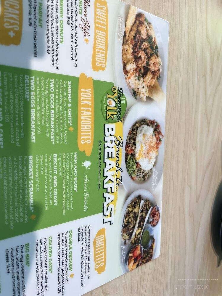 The Toasted Yolk Cafe - Mont Belvieu, TX menu_pic