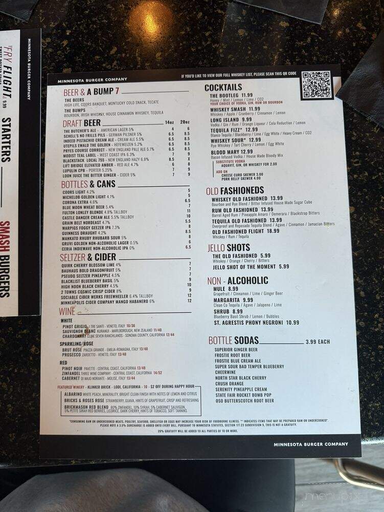 Minnesota Burger Company - Apple Valley, MN menu_pic