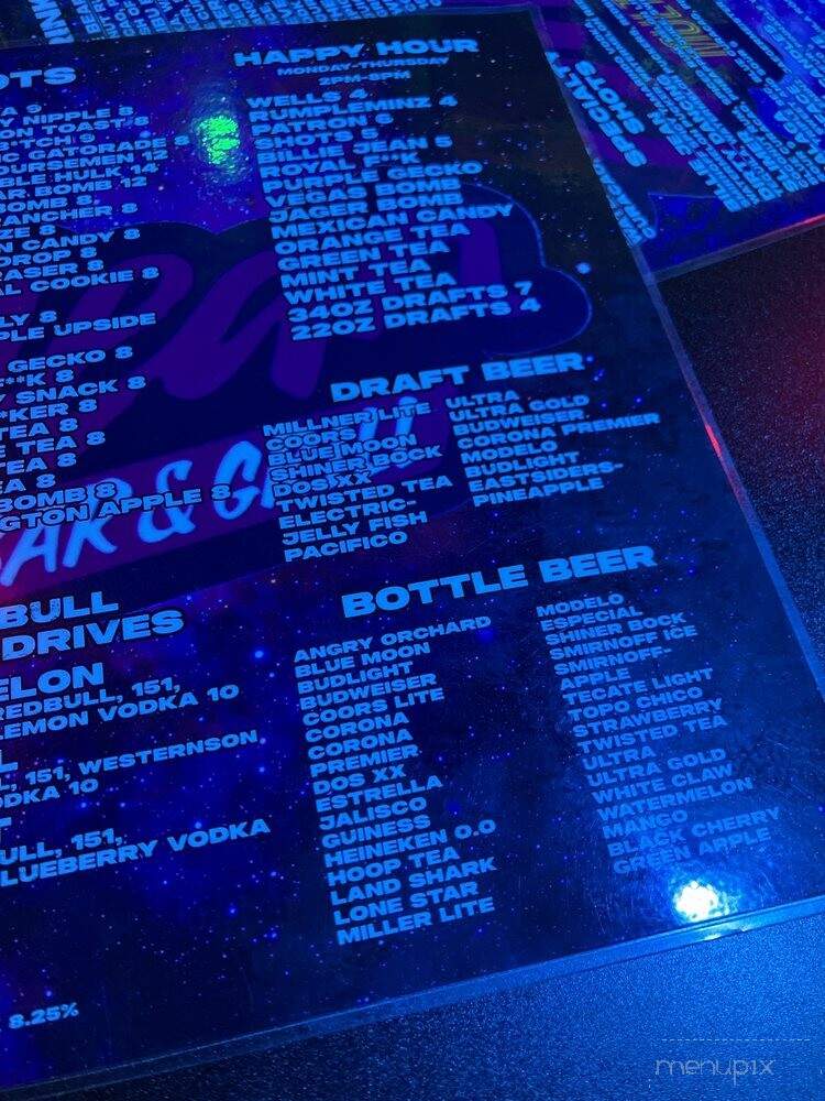 Billie Jean - San Antonio, TX menu_pic