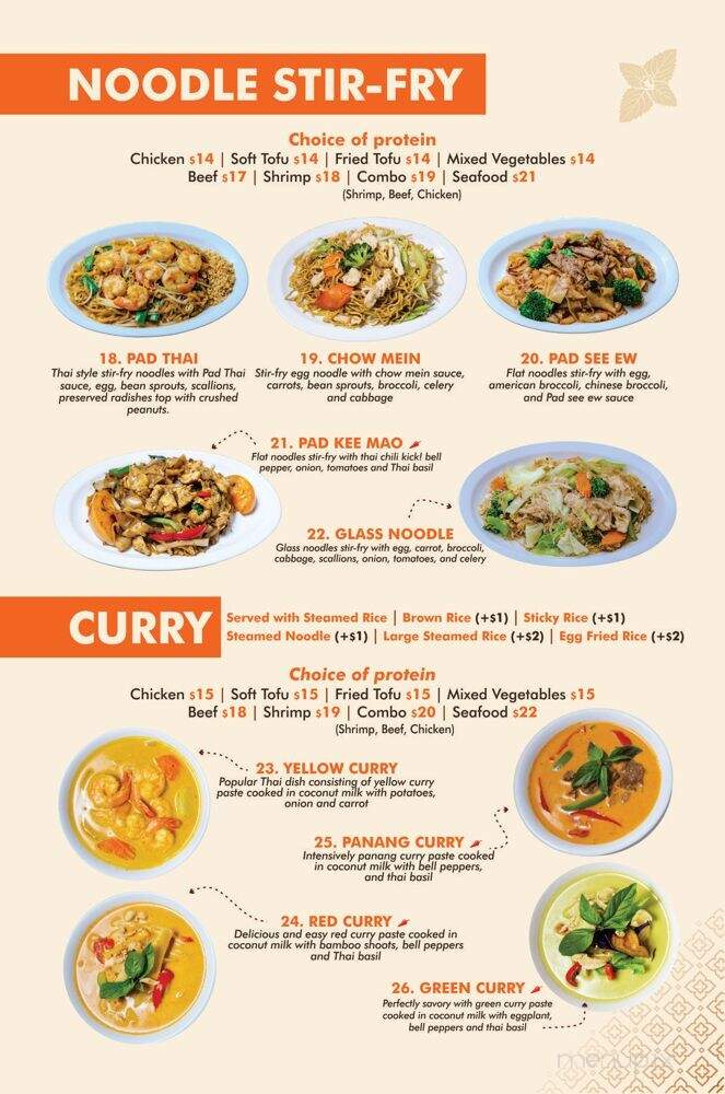 Good Thai Kitchen - Los Angeles, CA menu_pic