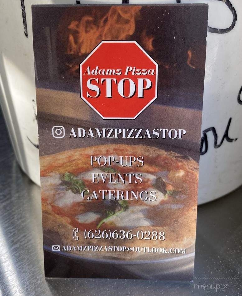 Adamz Pizza Stop - Hacienda Heights, CA menu_pic