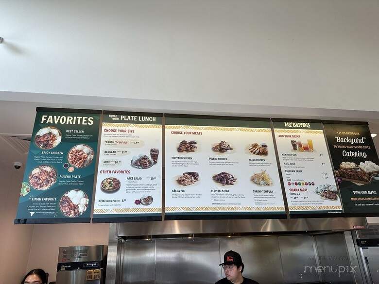 Mo' Bettahs Hawaiian Syle Food - McKinney, TX menu_pic