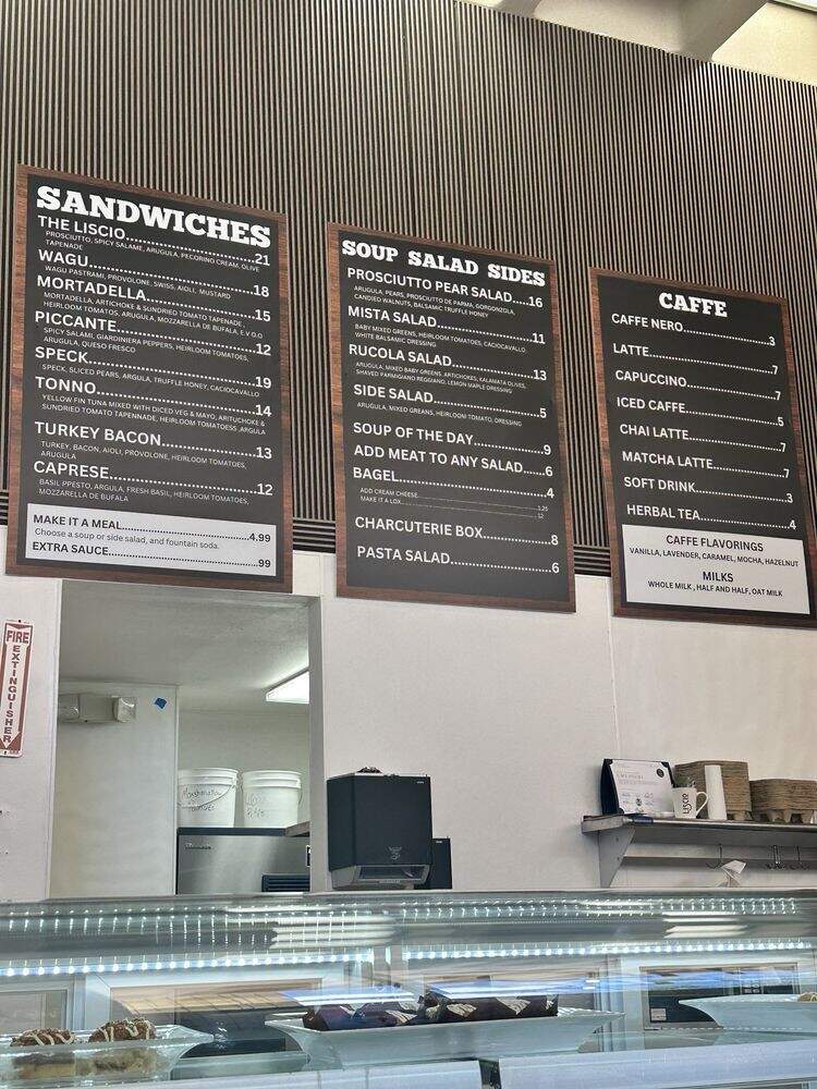 Caffe Liscio - San Bernardino, CA menu_pic