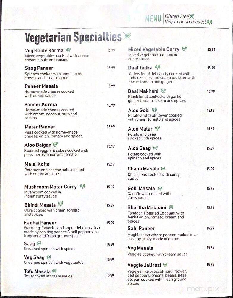 Spice Kitchen - Northglenn, CO menu_pic