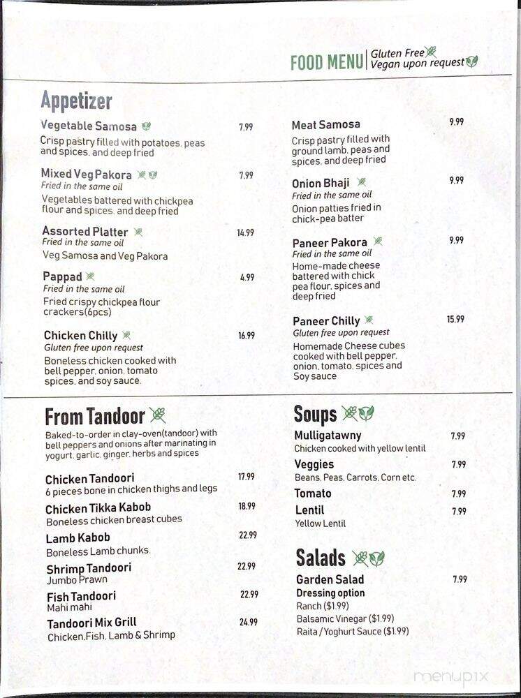 Spice Kitchen - Northglenn, CO menu_pic
