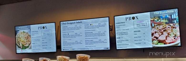 PROX Salads - Indianapolis, IN menu_pic