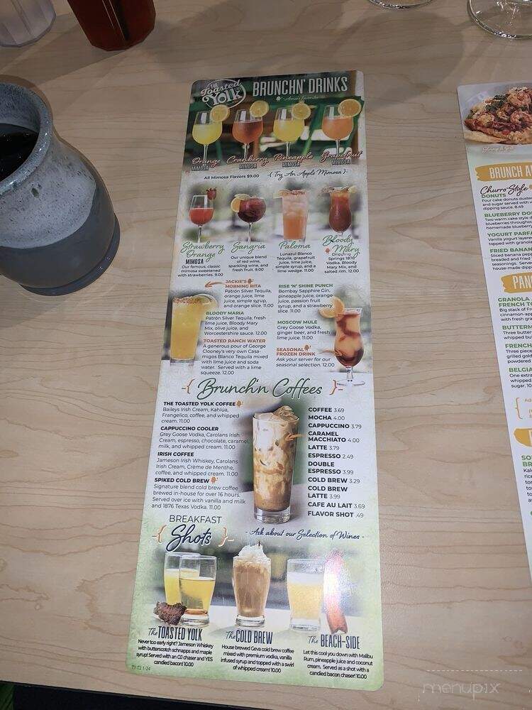 The Toasted Yolk Cafe - Myrtle Beach, SC menu_pic