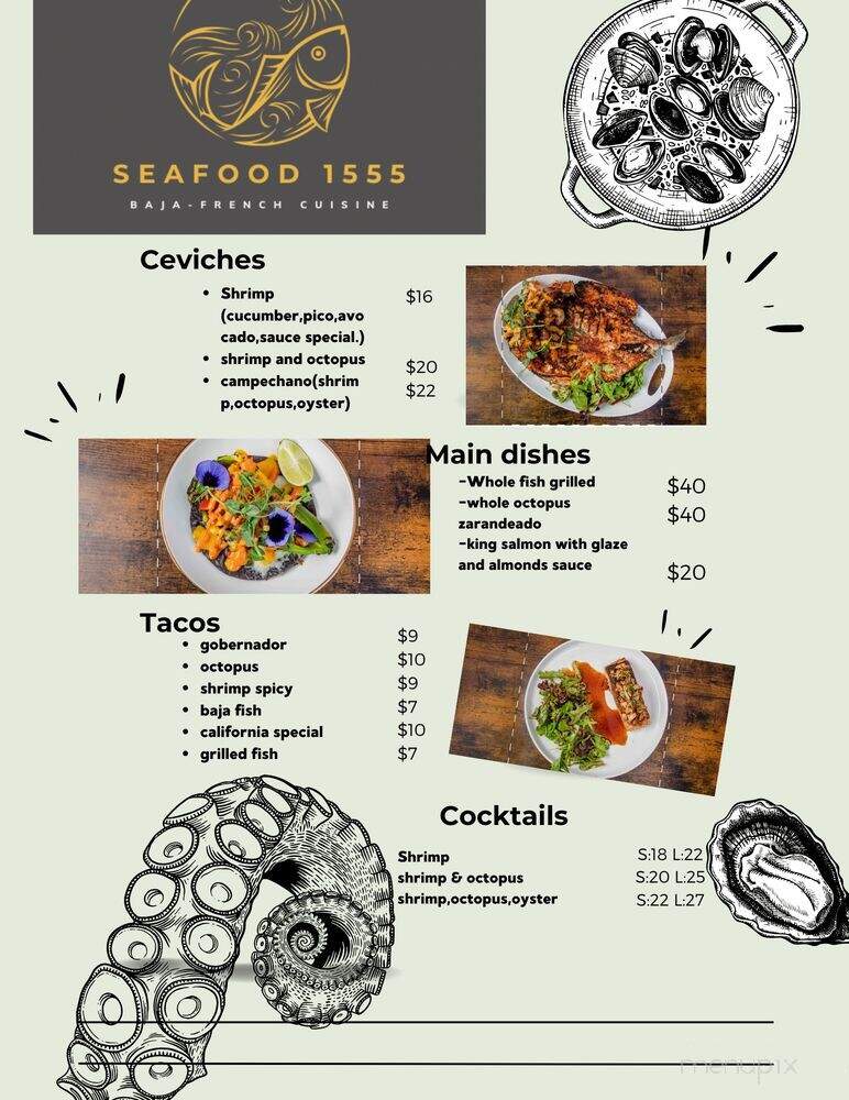 Seafood 1555 - Laguna Hills, CA menu_pic