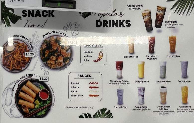 Feng Cha - Riverside, CA menu_pic