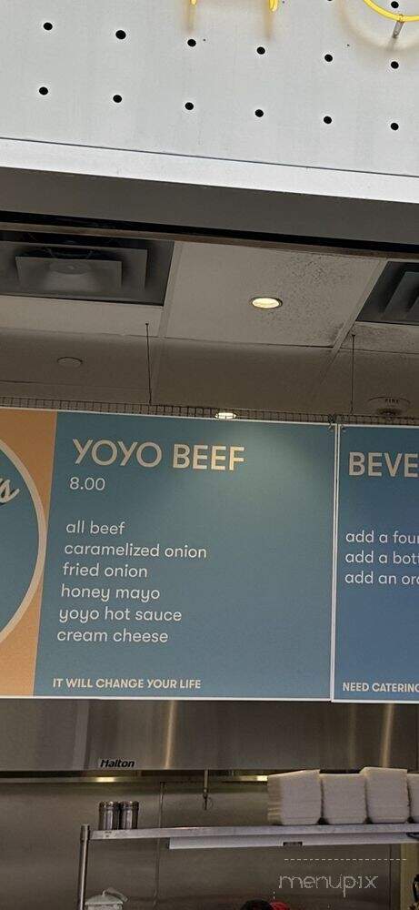Yoyo's Hot Dogs - Houston, TX menu_pic
