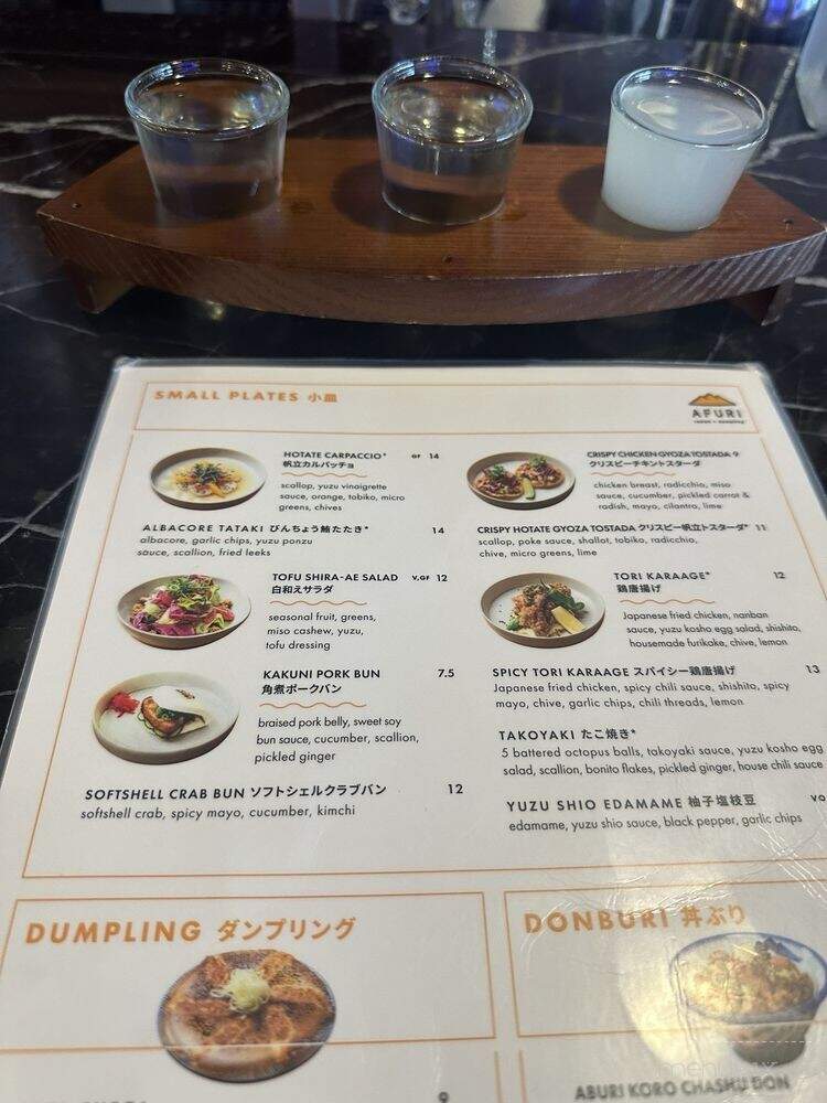 Afuri Culver City - Culver City, CA menu_pic