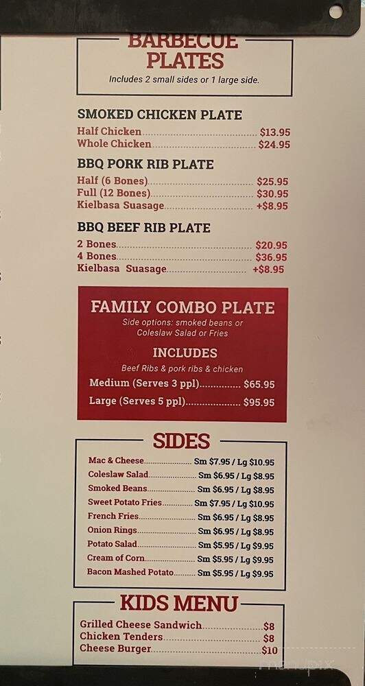 The Barn House BBQ - Lemon Grove, CA menu_pic