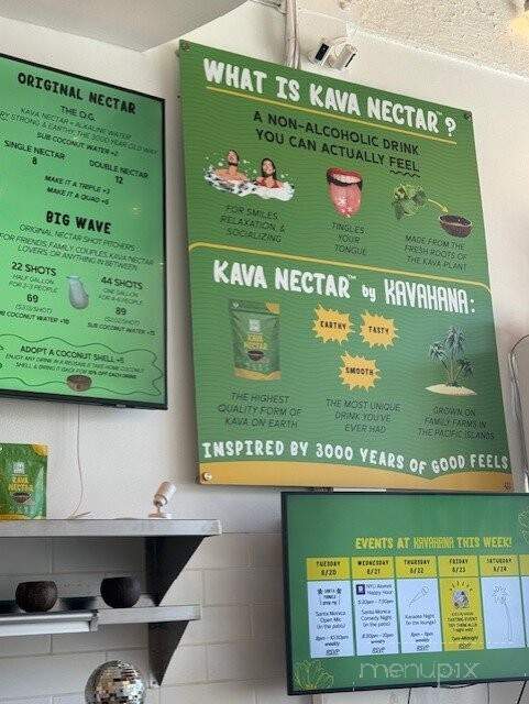 Kavahana - Santa Monica, CA menu_pic