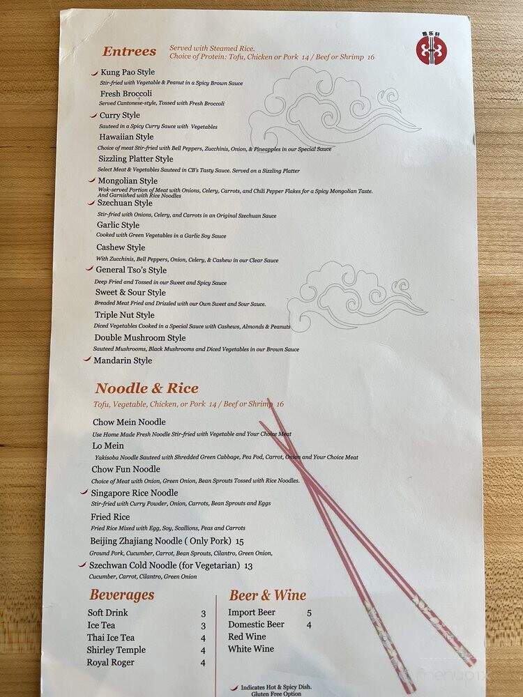 Chopstick Brothers Chinese and Noodle House - Salem, OR menu_pic