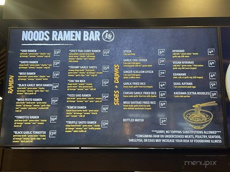 Noods Ramen Bar - Kaneohe, HI