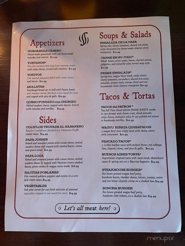 Sonora Steak - Maple Valley, WA