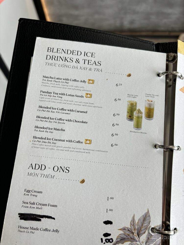 Trung Nguyen Legend - Westminster, CA menu_pic