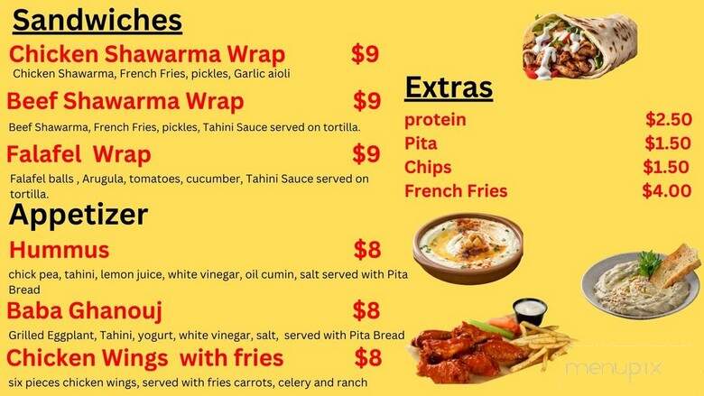 Miza - Washington, DC menu_pic