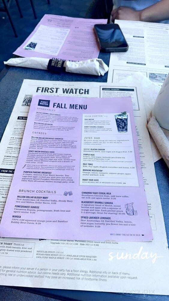 First Watch - Alexandria, VA menu_pic