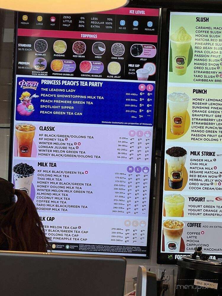 Kung Fu Tea & TKK Express - Portland, ME menu_pic