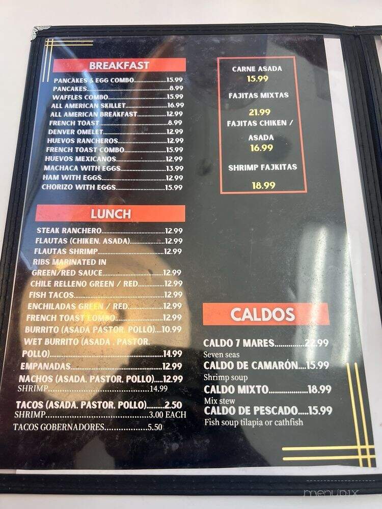 Las Brasas Mexican Restaurant - Stockton, CA menu_pic