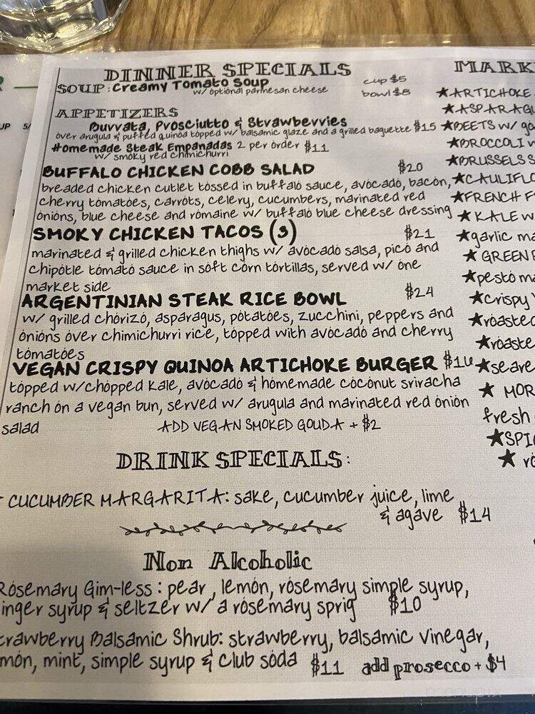 Westville - New York, NY menu_pic
