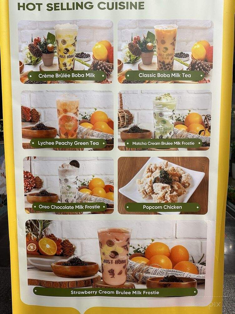 Just Boba - Los Angeles, CA menu_pic