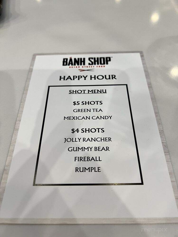 Banh Shop - Irving, TX menu_pic