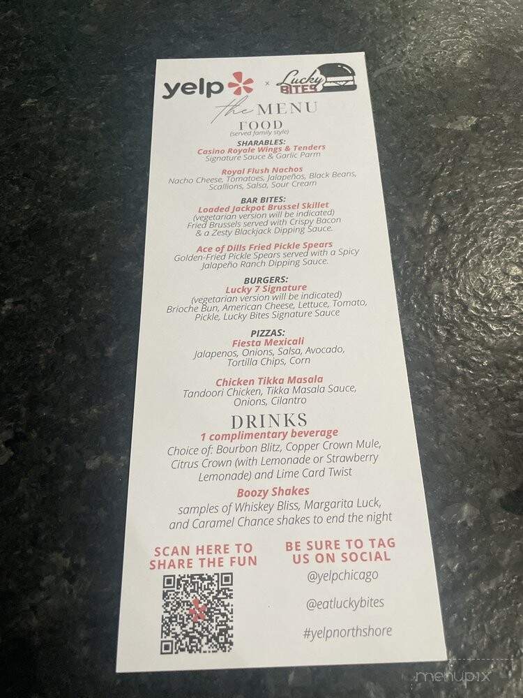 Lucky Bites Sports Bar and Grill - Mundelein, IL menu_pic