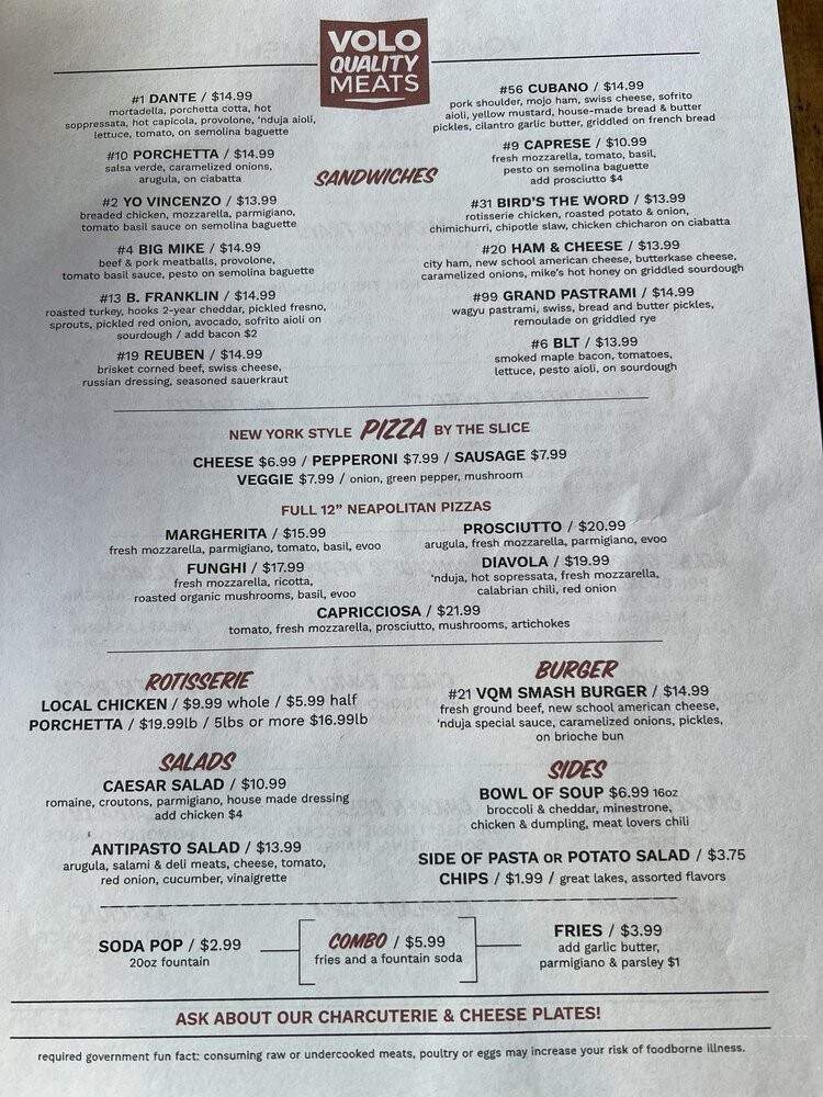 Volo Quality Meats - Volo, IL menu_pic