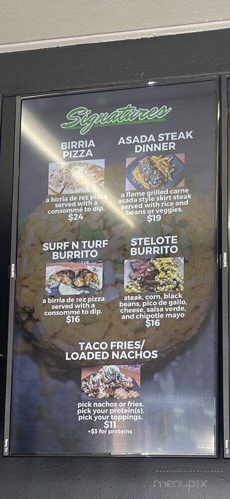 Taco Verde - Glenview, IL menu_pic