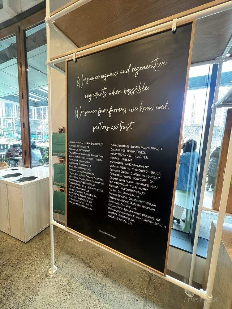 sweetgreen - Seattle, WA menu_pic