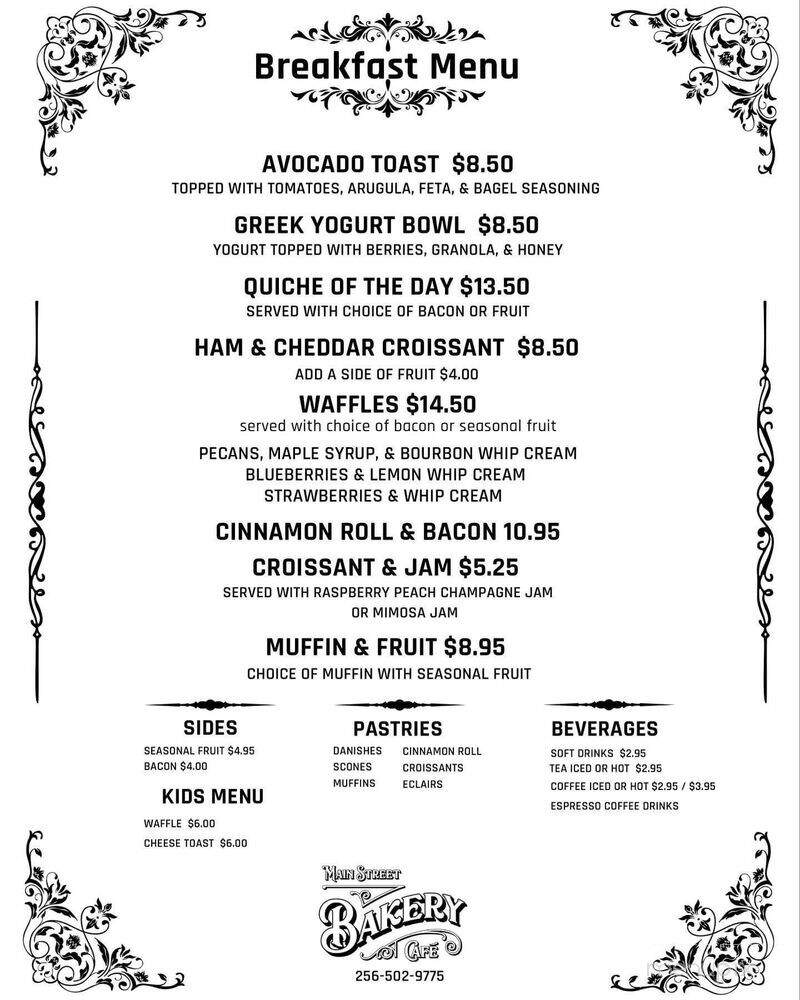 Main Street Bakery Cafe - Hartselle, AL