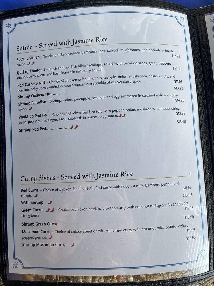 Pha Khao - Kenosha, WI menu_pic