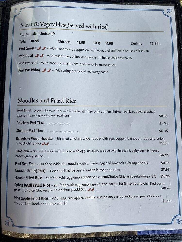 Pha Khao - Kenosha, WI menu_pic