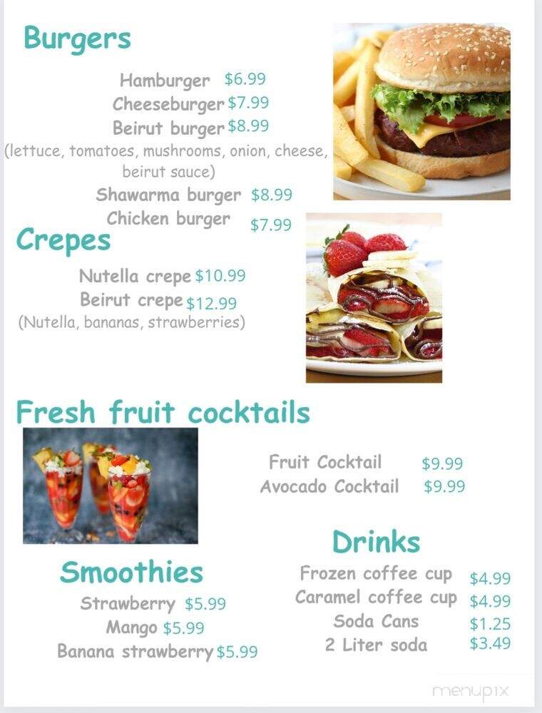 Shawarma Beirut - Wilmington, DE menu_pic