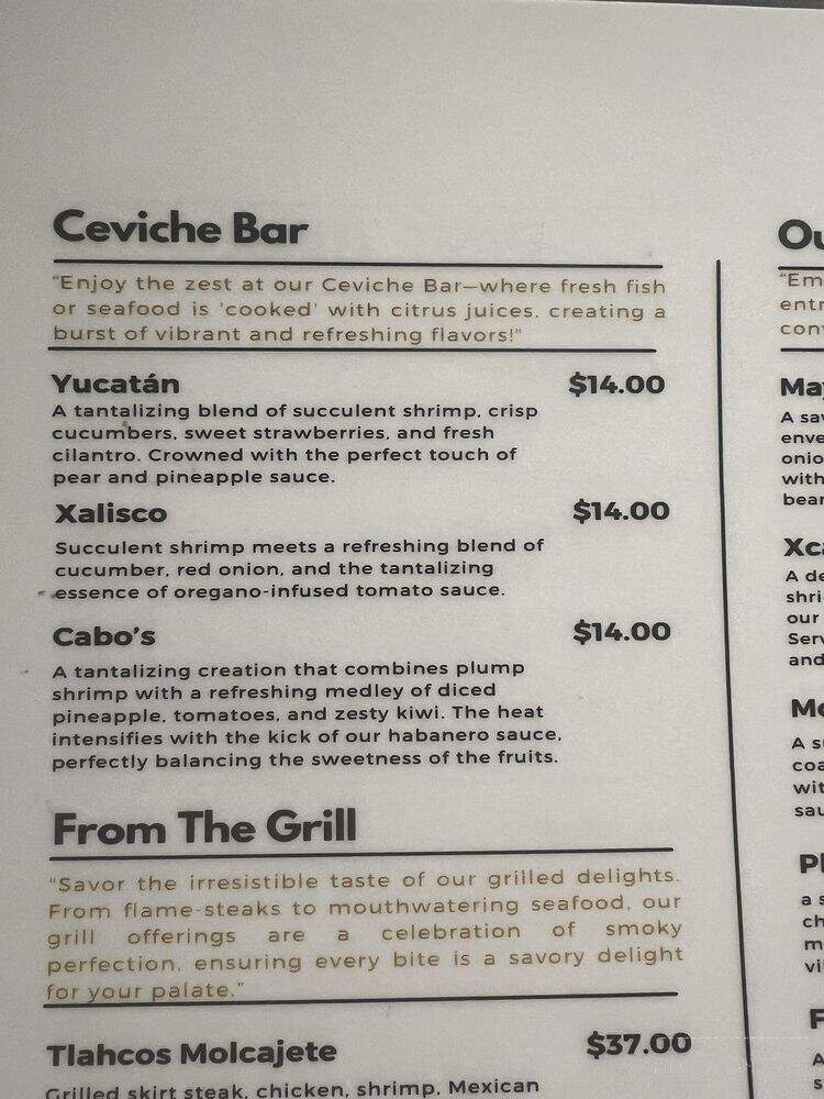 Tlahcos - Plainfield, IN menu_pic