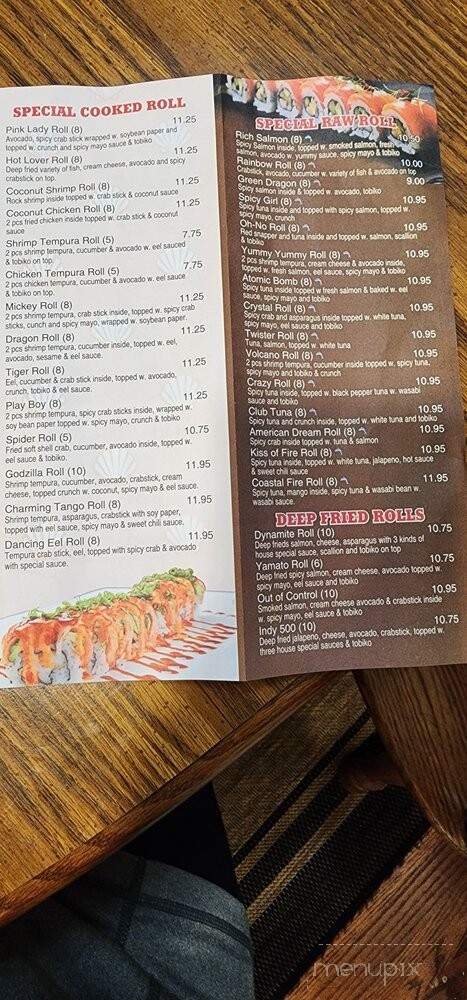 Osaka Hibachi & Sushi Express - Avon, IN menu_pic