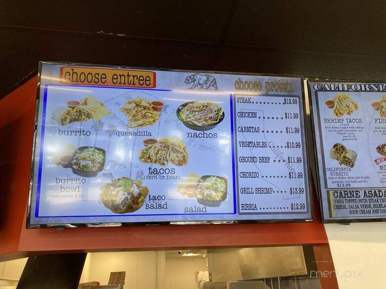 California Burritos - High Point, NC menu_pic