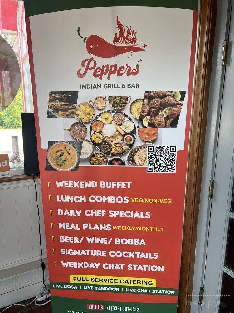 Peppers Restaurant - Jamestown, NC menu_pic