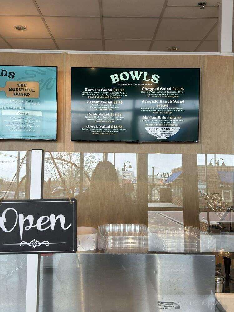 Harvest Boards and Bowls - High Point, NC menu_pic