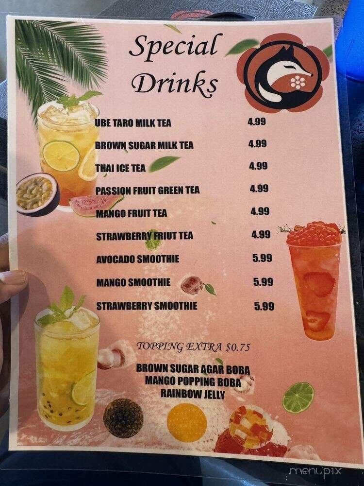Kitsune Sushi and Hibachi - Houston, TX menu_pic
