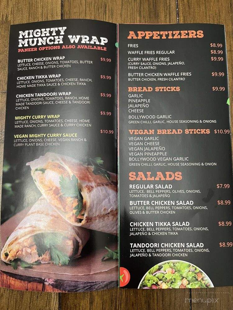 Mighty Munch Mountain Curry Pizza - Vancouver, WA menu_pic