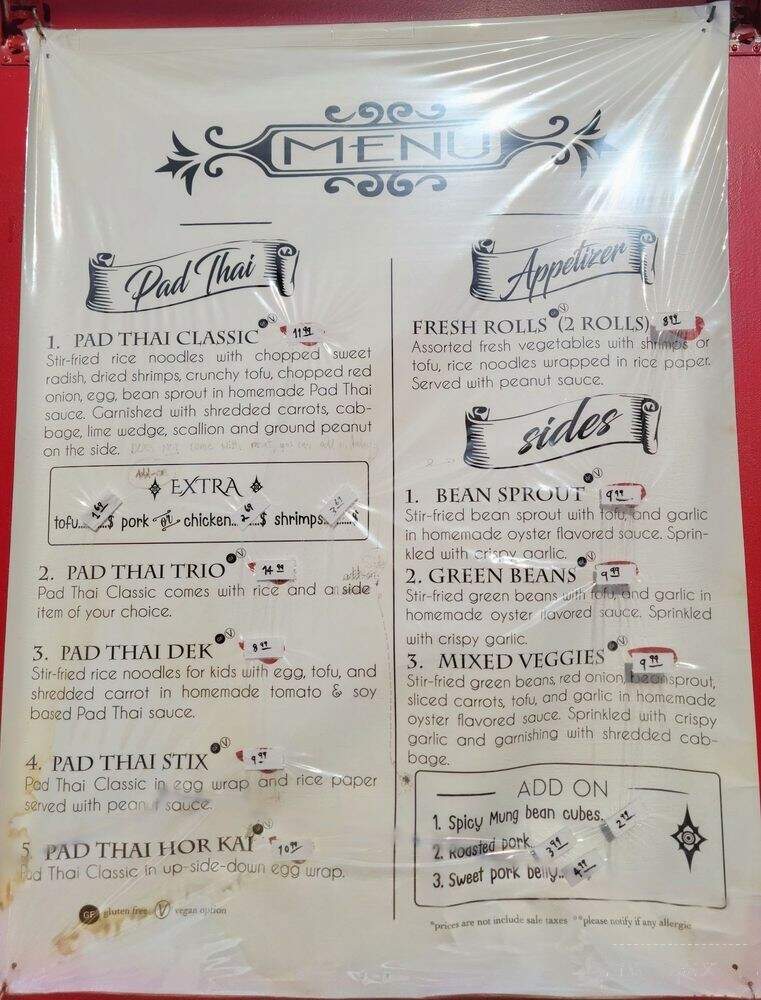 All About Pad Thai - Olympia, WA menu_pic