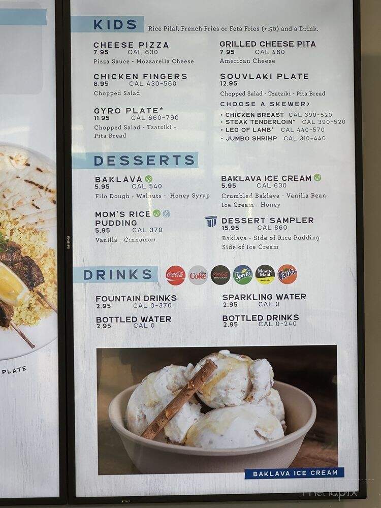 The Great Greek Mediterranean Grill - Pleasant Grove, UT menu_pic